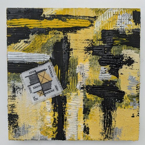 Yellow Noise von Camelia Dröge, Malerei kaufen auf Singulart