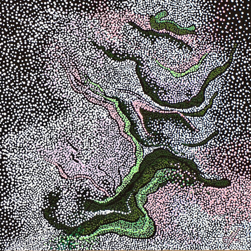 Le printemps van Delphine FRECHET, Schilderij te koop op Singulart