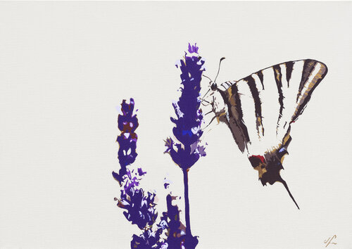 Butinage di Delphine FRECHET, Pittura in vendita su Singulart