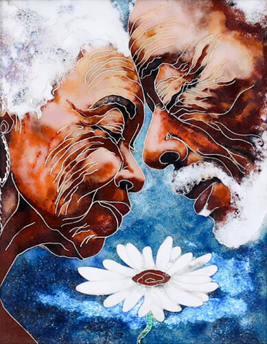 Love and peace by Christina Poghosyan, Painting for Sale on Singulart