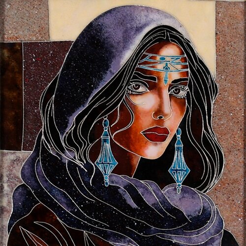 Caucasian girl by Christina Poghosyan, Painting for Sale on Singulart