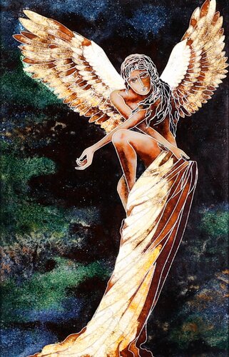 Guardian Angel by Christina Poghosyan, Painting for Sale on Singulart