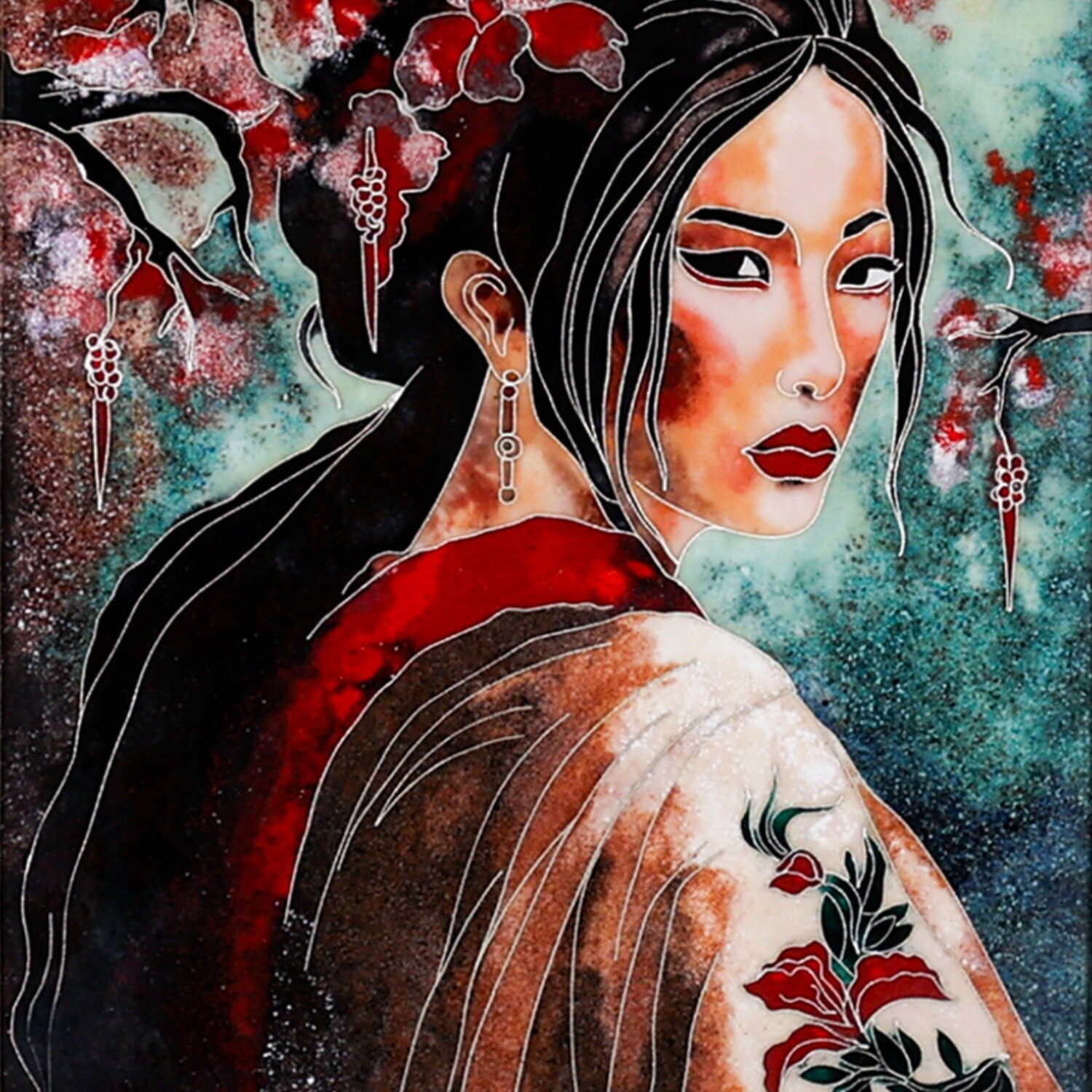 People of the world Christina Poghosyan Dipinto originale in vendita