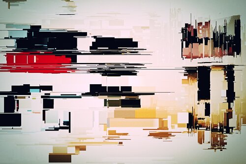 Fragmented Memory of Booth D79 (Carrousel du Louvre) di Hua Huang, Fotografia in vendita su Singulart