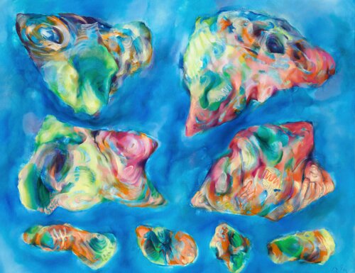 Cut off Show di Sabine Schneider, Pittura in vendita su Singulart