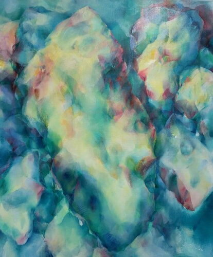 Caduta Massi V di Sabine Schneider, Pittura in vendita su Singulart