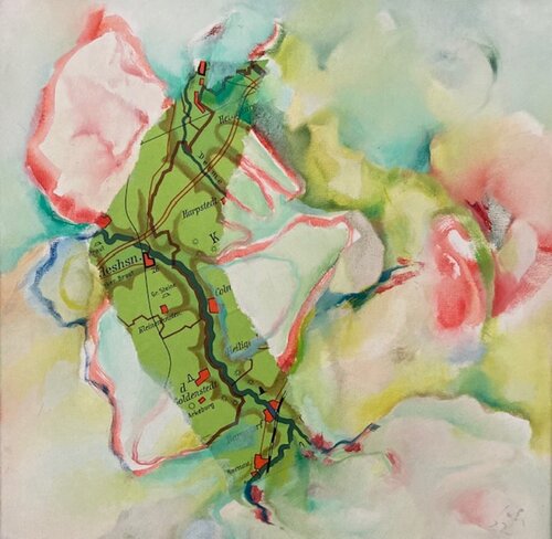 verschiedene Motive aus aus der Reihe: Bizarres Land di Sabine Schneider, Pittura in vendita su Singulart