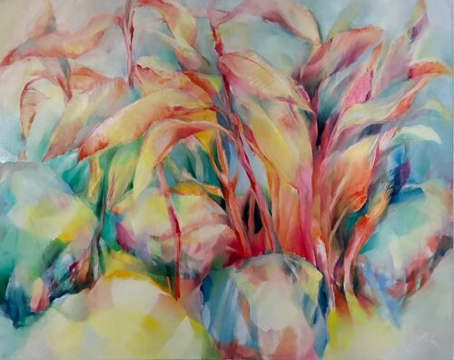 Fiktive Phyto-Welten di Sabine Schneider, Pittura in vendita su Singulart