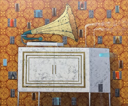 Stories of things Nr.17 von Romas Usavicius, Malerei kaufen auf Singulart