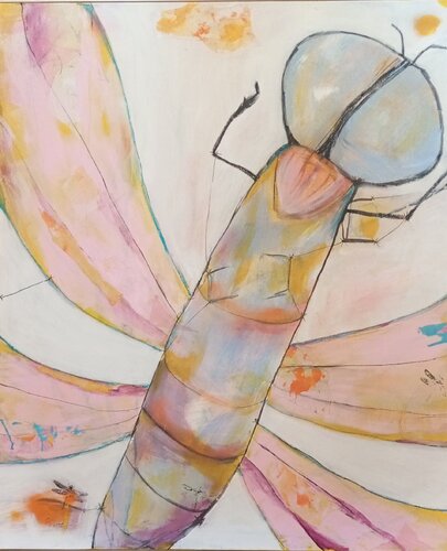 Libellen Kraft von Sabine Hone, Malerei kaufen auf Singulart