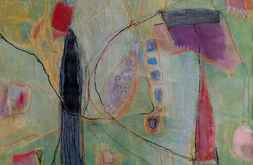 Zwei Wege by Sabine Hone, Work on Paper for Sale on Singulart