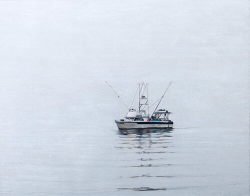 Fishing in Icy Strait de Maria Deely, Dibujo a la venta en Singulart