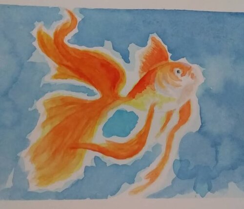 Fish von Claudia Menezes, Malerei kaufen auf Singulart