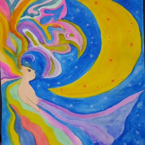 My universe! von Claudia Menezes, Malerei kaufen auf Singulart