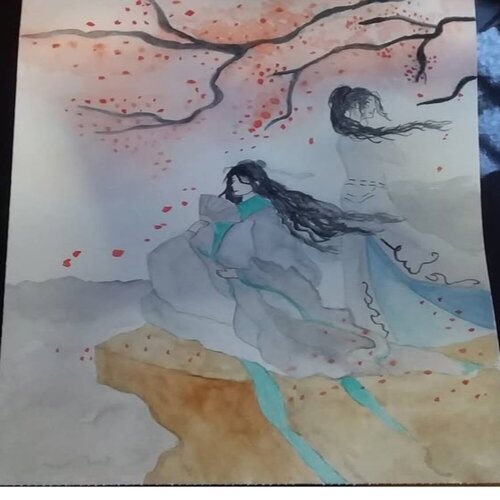 The warrior! de Claudia Menezes, Pintura a la venta en Singulart