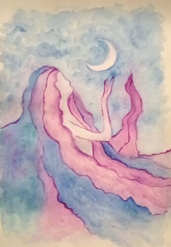 Stay where you want to stay.. von Claudia Menezes, Malerei kaufen auf Singulart