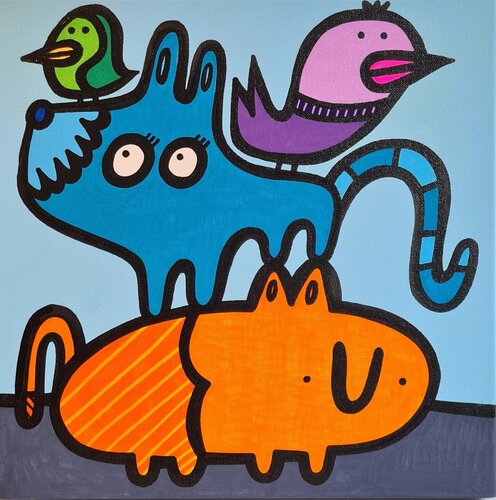 Stand Tall by Kev Munday, Painting for Sale on Singulart