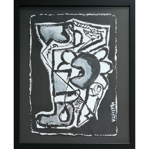 Black Flower di Helder Batista, Pittura in vendita su Singulart