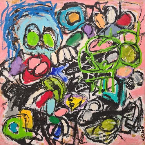 Hugly Calinou van Helder Batista, Schilderij te koop op Singulart