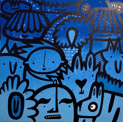 Under Moonlight by Kev Munday, Painting for Sale on Singulart