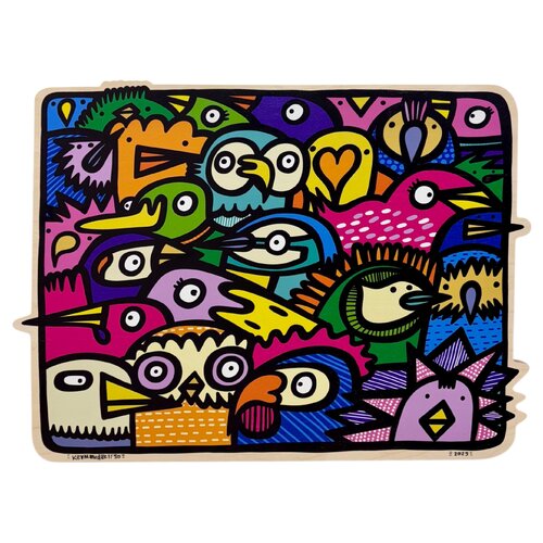 Bird song by Kev Munday, Print for Sale on Singulart