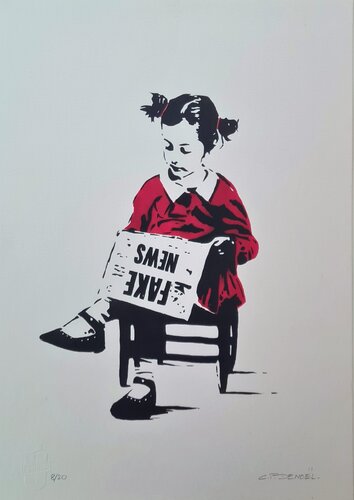 Fake news von CANNED, Druck kaufen auf Singulart