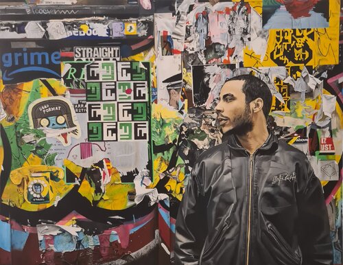 DJ Mehdi par Nicolas Clézio, Peinture en vente sur Singulart