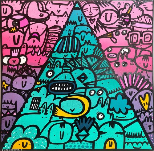 Up and down by Kev Munday, Painting for Sale on Singulart