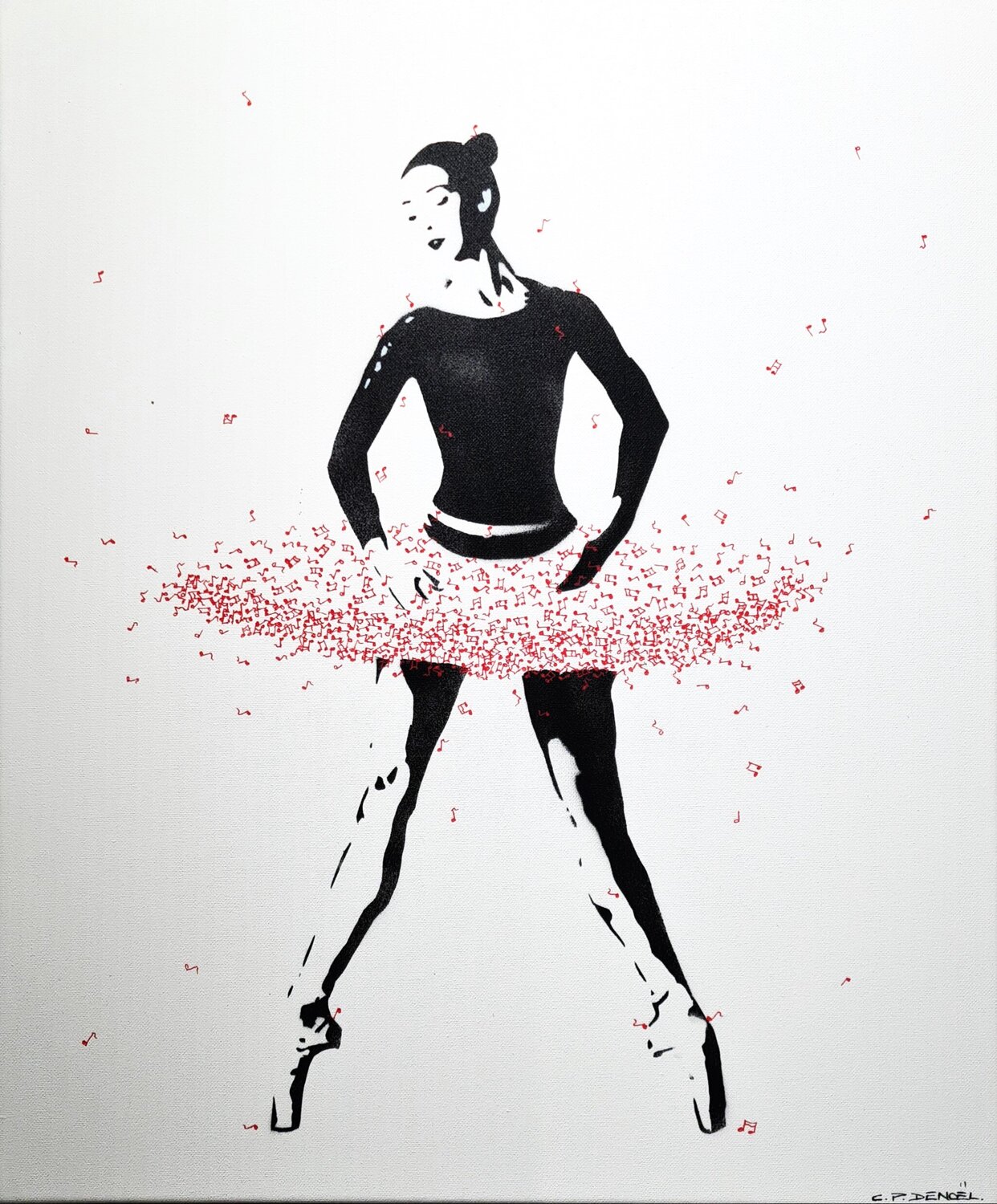 Danseuse CANNED Originalgemälde zu verkaufen