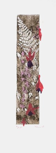 Fougère et fushia von Monique Pehem, Werk auf Papier kaufen auf Singulart