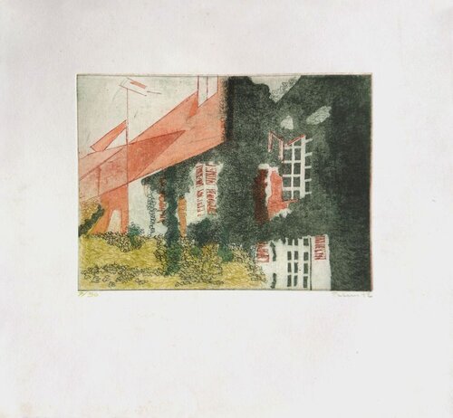 Maison de campagne von Monique Pehem, Werk auf Papier kaufen auf Singulart