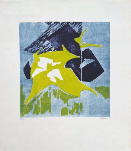 Feuilles by Monique Pehem, Work on Paper for Sale on Singulart