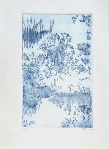 L'hiver par Monique Pehem, Œuvre sur papier en vente sur Singulart