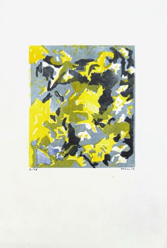 Lumière à travers le feuillage by Monique Pehem, Work on Paper for Sale on Singulart