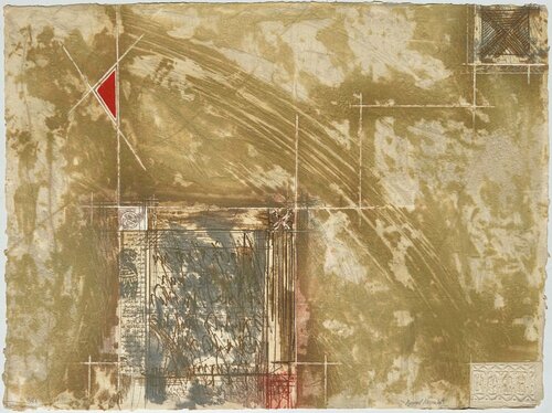 Mastabah by Bernard Remusat, 종이 for Sale on Singulart