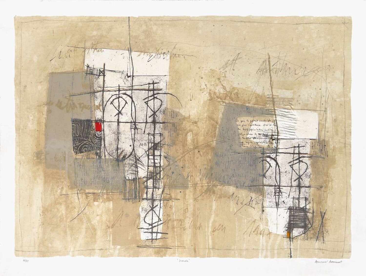Seconda Bernard Remusat Obra en papel en venta