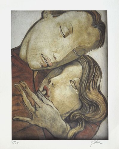 Doigt dans la bouche by Jean-Pierre Ceytaire, Work on Paper for Sale on Singulart