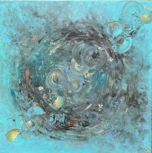 winter blues von Svetlana Peter, Malerei kaufen auf Singulart