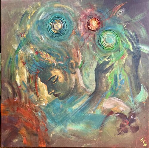 "oracle of Gaia",  from Mystic series de Svetlana Peter, Pintura a la venta en Singulart