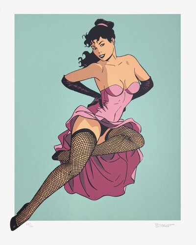 Pin-up frou-frou by Philippe Berthet, Work on Paper for Sale on Singulart
