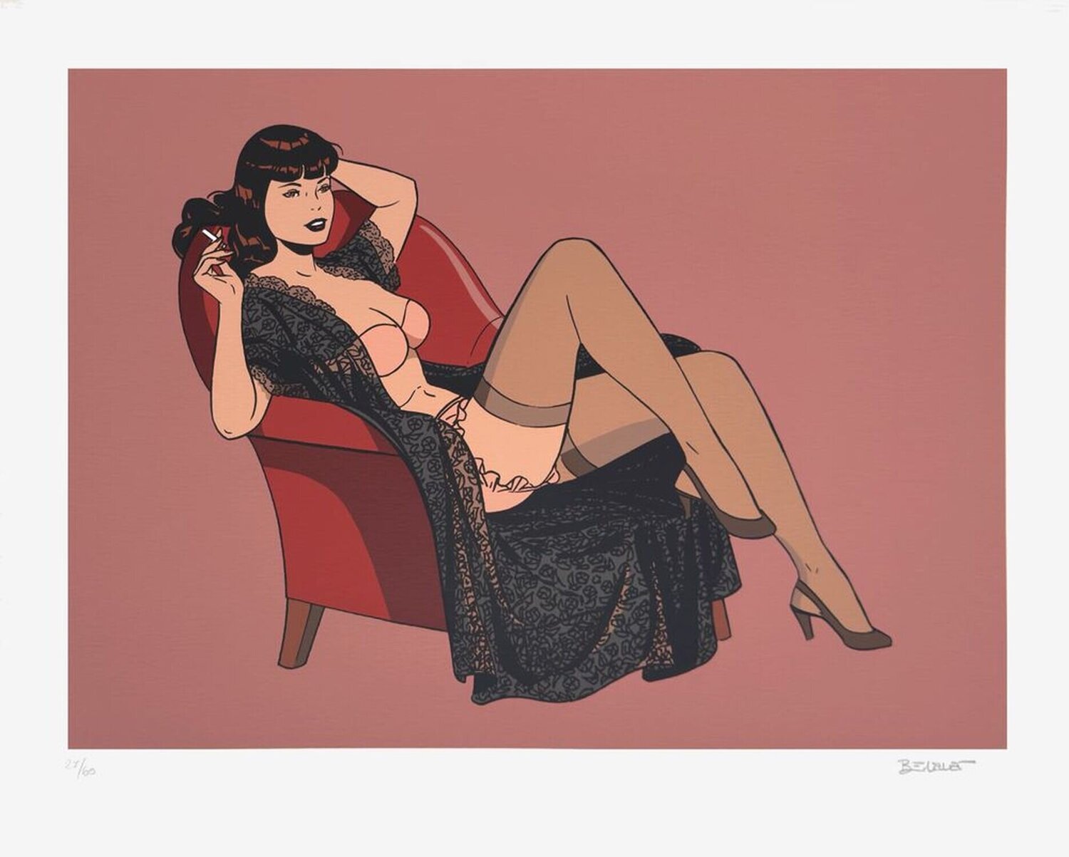 Pin-up poison ivy Philippe Berthet