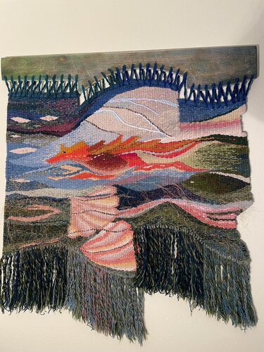 Dance in the silence of the ocean. von Raisa Kaznacheyeva, Textil kaufen auf Singulart