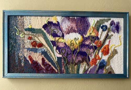 Fabulous flowers by Raisa Kaznacheyeva, Textile for Sale on Singulart