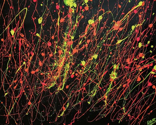 Je n'ai plus peur du noir van Elliott Belissa, Schilderij te koop op Singulart