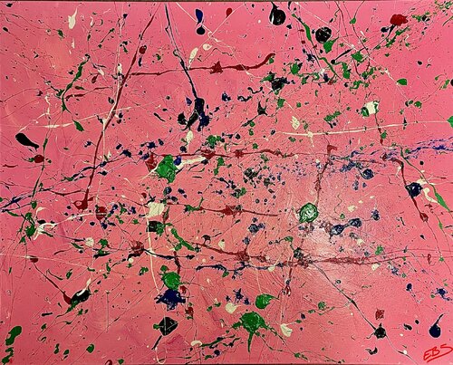 Nous dans la Bibliothèque di Elliott Belissa, Pittura in vendita su Singulart