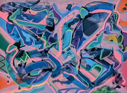 Zero gravity par Manuel Mohr, Peinture en vente sur Singulart