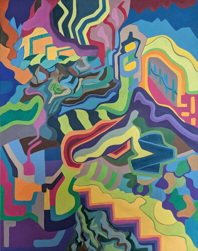 "Heliosphäre" par Manuel Mohr, Peinture en vente sur Singulart