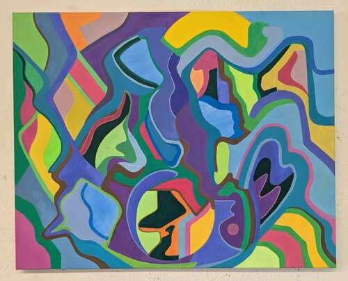 Blue dream par Manuel Mohr, Peinture en vente sur Singulart