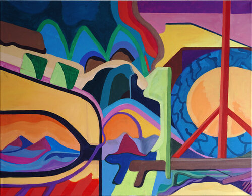 Peacelands par Manuel Mohr, Peinture en vente sur Singulart