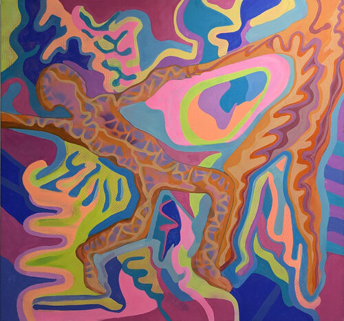 Moving space par Manuel Mohr, Peinture en vente sur Singulart